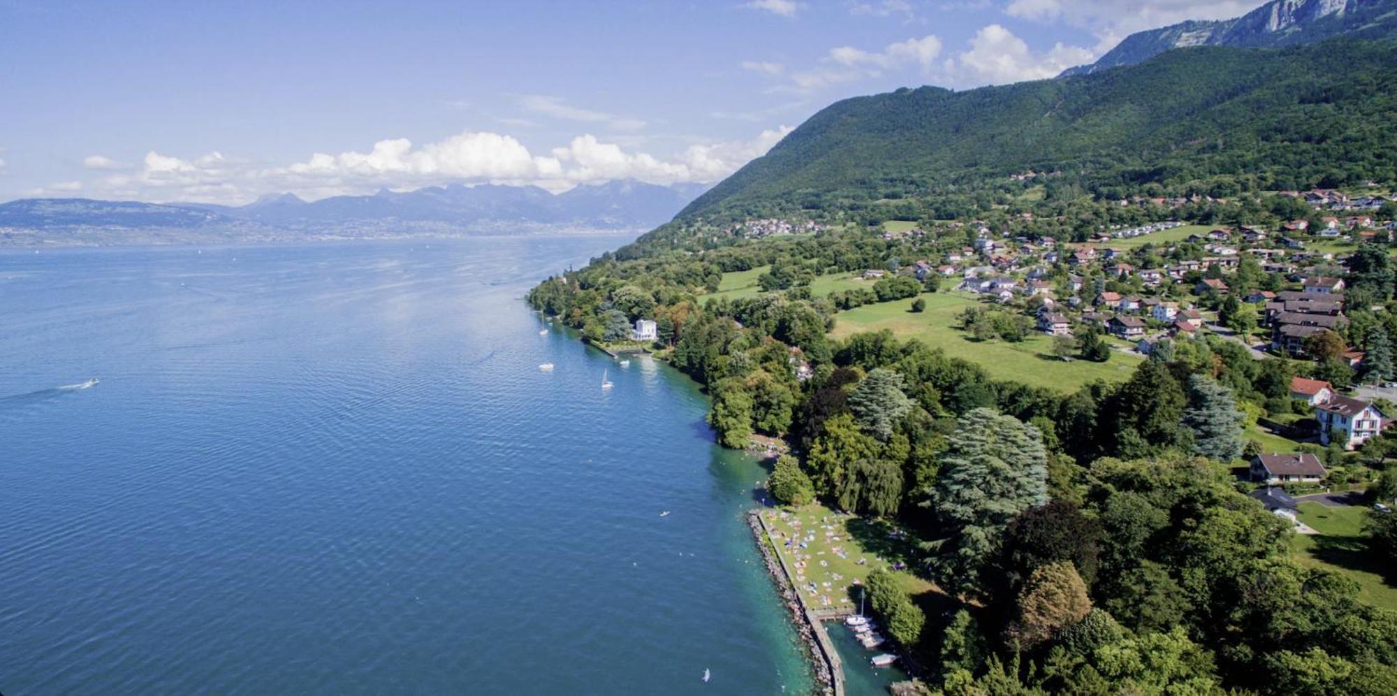 Le Garden - Ski - Vue Lac - Piscine - Parking - Evian - Thonon - Lugrin Eksteriør billede